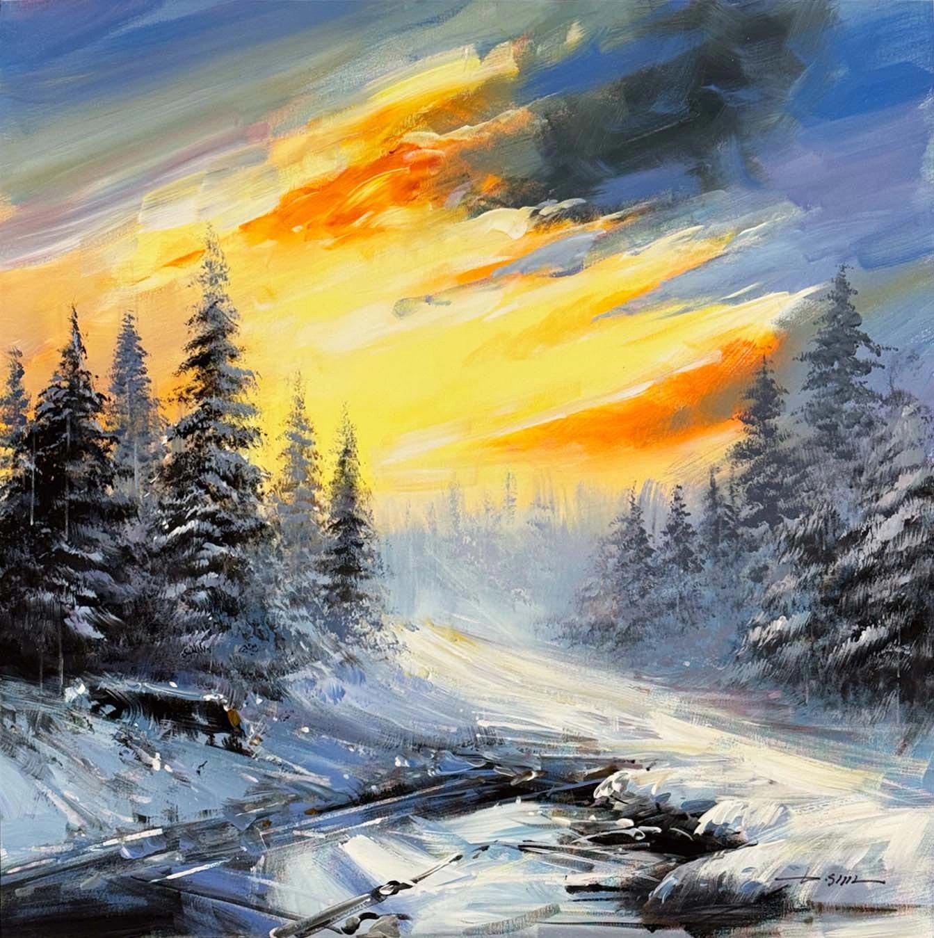 Donmuş Işık Yağlı Boya Tablosu