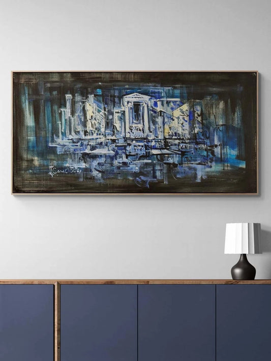 Harabelerde Işık Yağlı Boya Tablosu