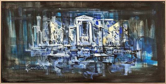 Harabelerde Işık Yağlı Boya Tablosu