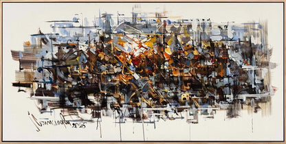 Zamana Dokunan Işık Yağlı Boya Tablosu