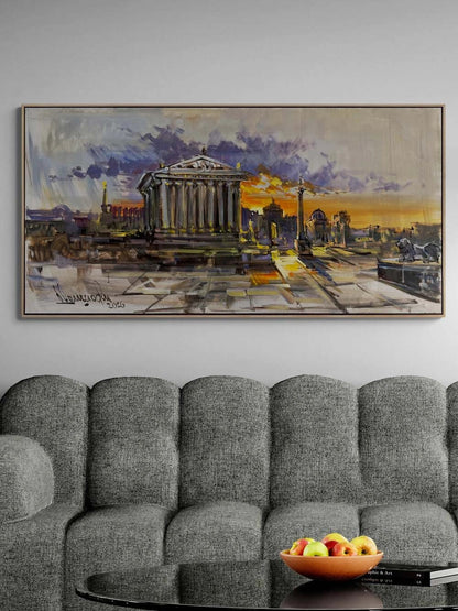 Roma’nın Gölgesinde Yağlı Boya Tablosu Simurg Sanatevi