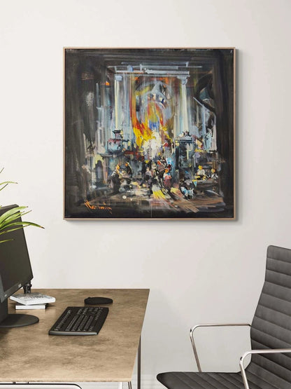 Küller ve Işık Yağlı Boya Tablosu