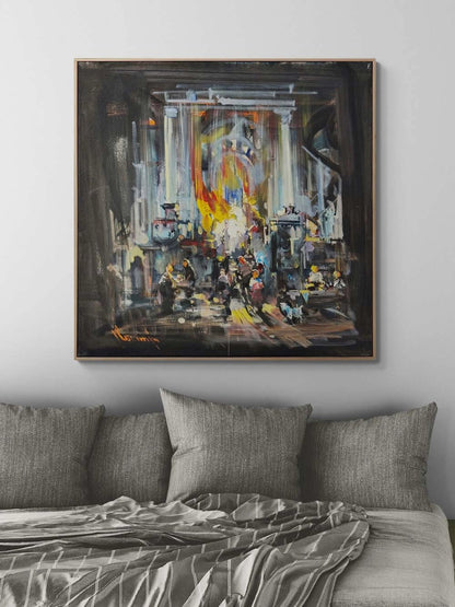 Küller ve Işık Yağlı Boya Tablosu