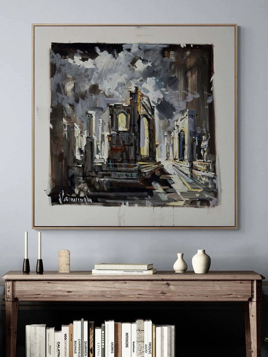 Antik Sessizlik Yağlı Boya Tablosu