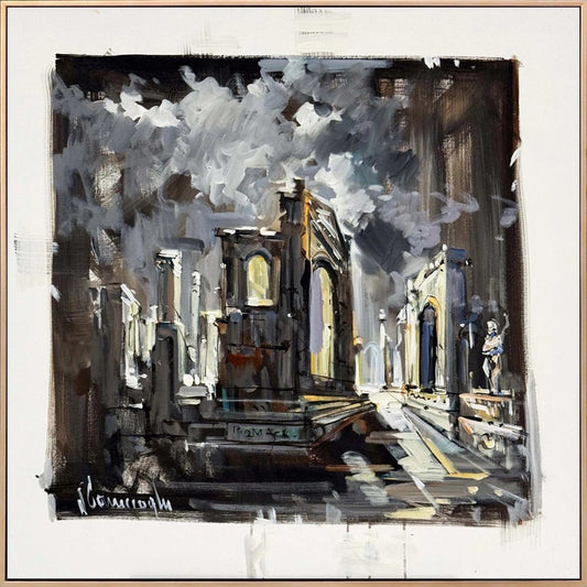 Antik Sessizlik Yağlı Boya Tablosu