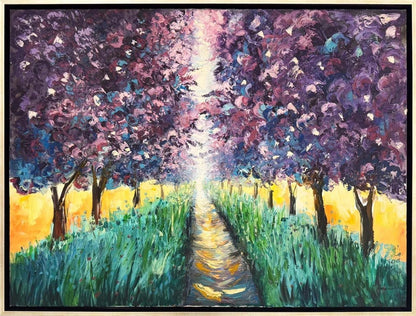 Gün Işığına Dokunan Yağlı Boya Tablosu