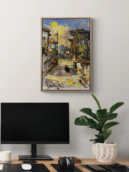 Günlük Hayat Yağlı Boya Tablosu