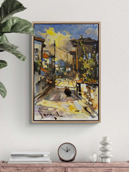 Günlük Hayat Yağlı Boya Tablosu