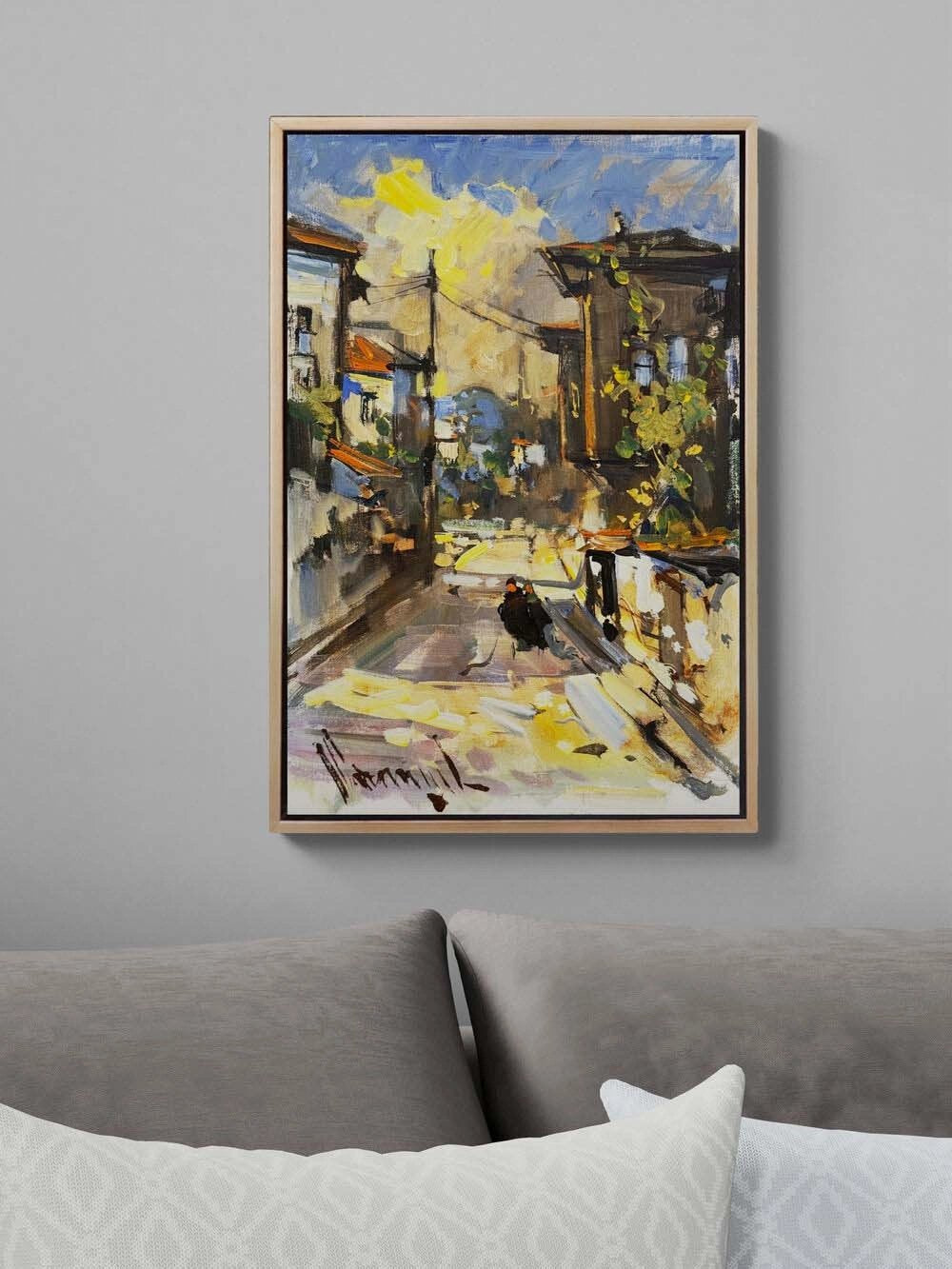 Günlük Hayat Yağlı Boya Tablosu