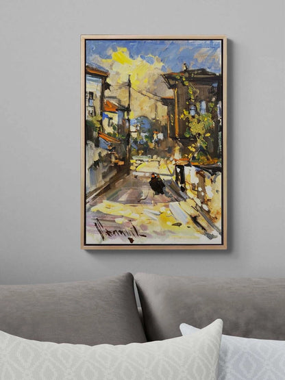 Günlük Hayat Yağlı Boya Tablosu