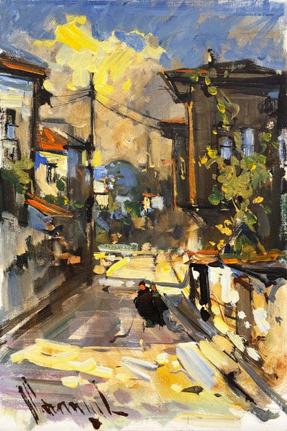 Günlük Hayat Yağlı Boya Tablosu