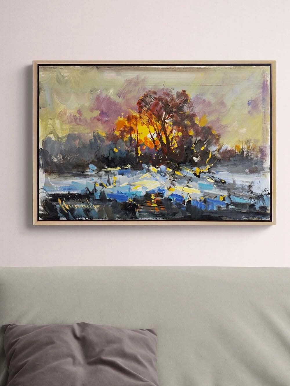 Sabah Bereketi Yağlı Boya Tablosu