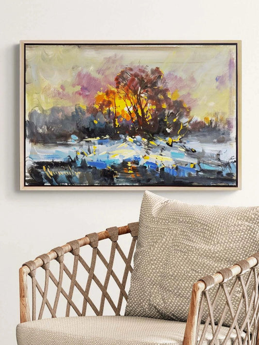 Sabah Bereketi Yağlı Boya Tablosu