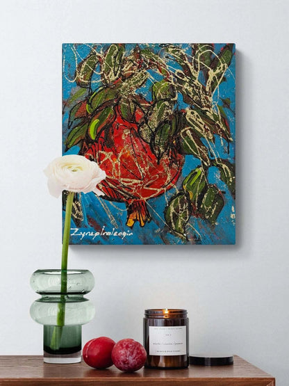 Kırmızı Bereket Yağlı Boya Tablosu