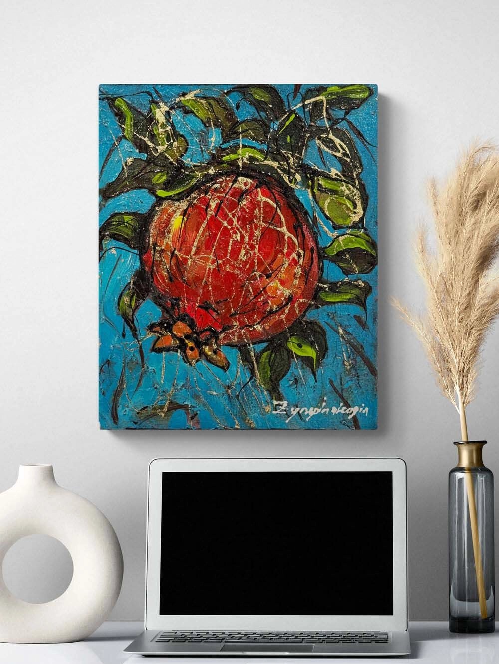 Nar Enerjisi Yağlı Boya Tablosu