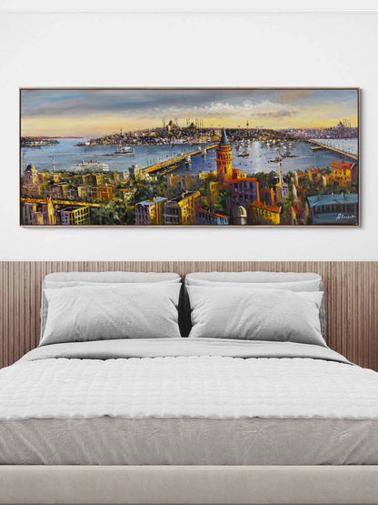 Sessiz Boğaz İzleri Yağlı Boya Tablosu