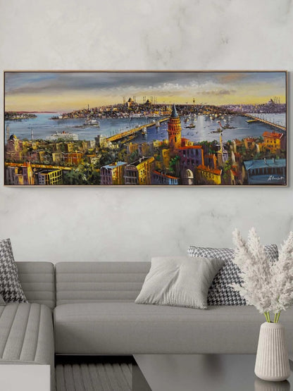 Sessiz Boğaz İzleri Yağlı Boya Tablosu