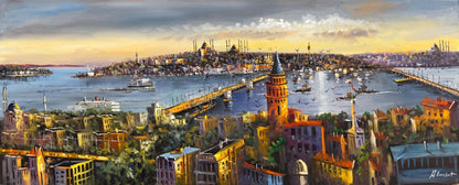 Sessiz Boğaz İzleri Yağlı Boya Tablosu