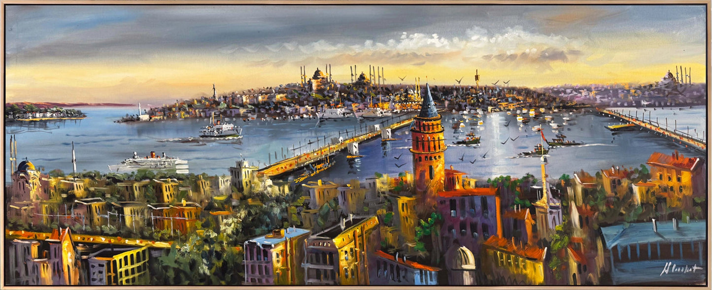 Sessiz Boğaz İzleri Yağlı Boya Tablosu