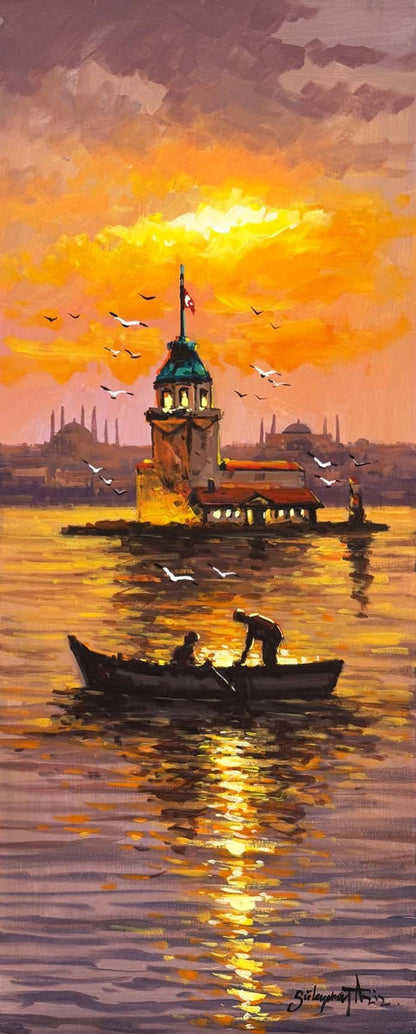 Üsküdar'da Yansımalar Yağlı Boya Tablosu