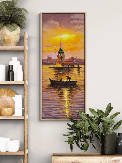 Üsküdar'da Yansımalar Yağlı Boya Tablosu