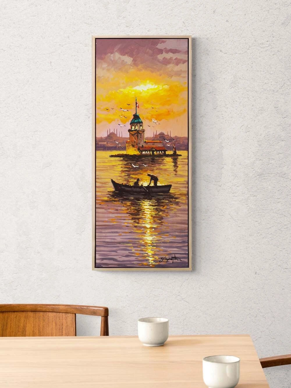 Üsküdar'da Yansımalar Yağlı Boya Tablosu