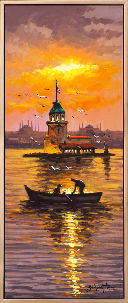 Üsküdar'da Yansımalar Yağlı Boya Tablosu