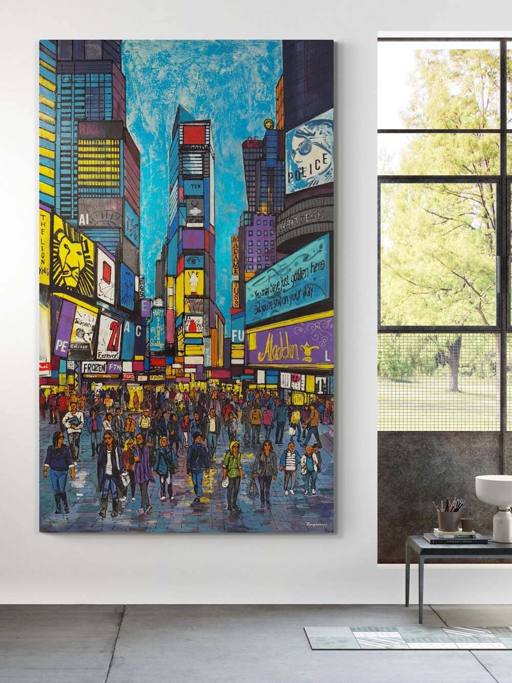 Times Square Yağlı Boya Tablosu
