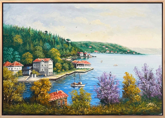 Yalılar Arasında Yağlı Boya Tablosu