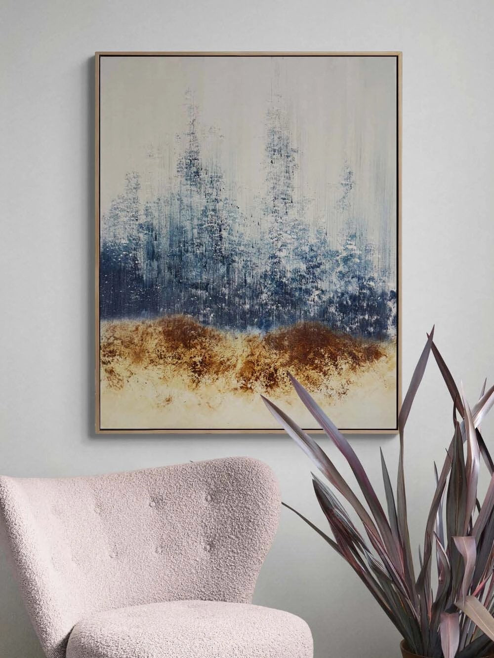 Boşlukta Titreşen Yağlı Boya Tablosu