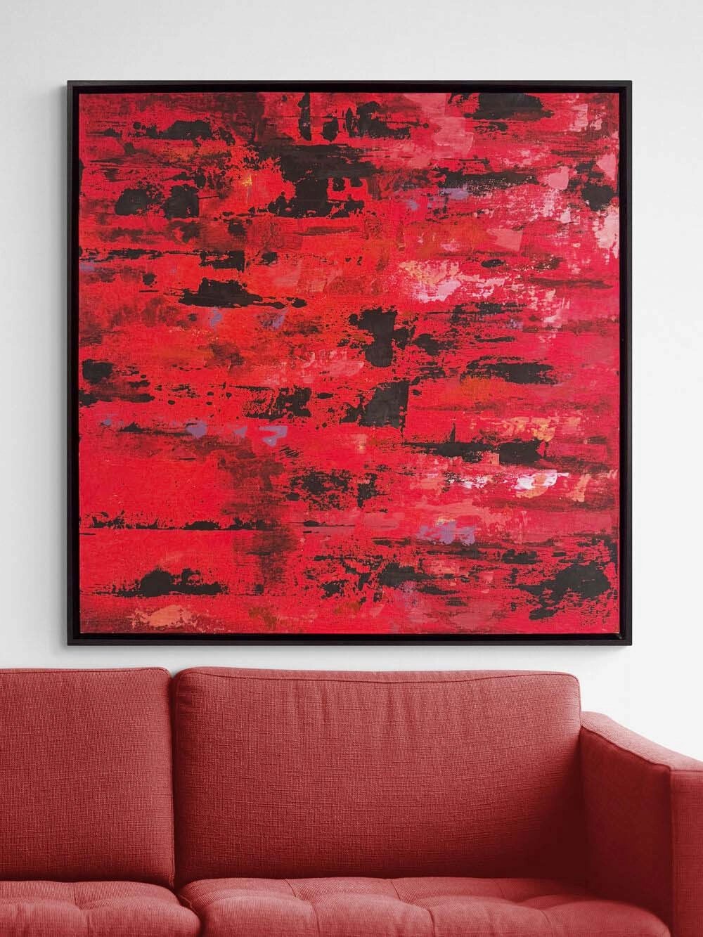 Kırmızının Ötesi Yağlı Boya Tablosu