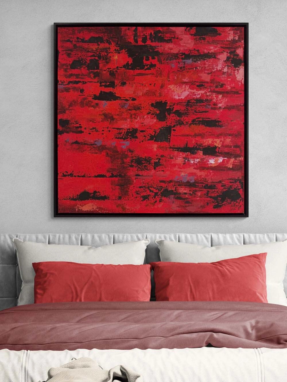 Kırmızının Ötesi Yağlı Boya Tablosu