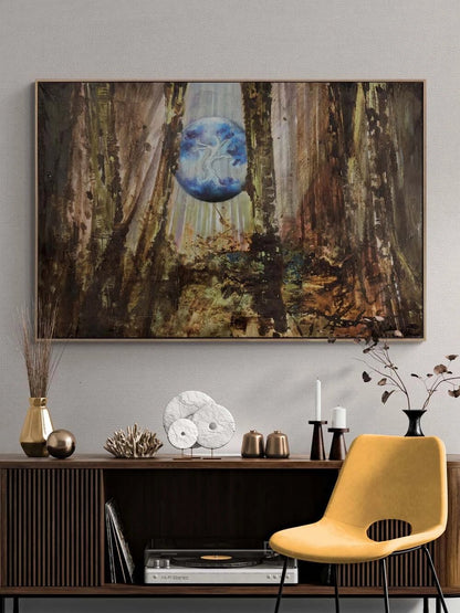 Ormanın Kalbi Yağlı Boya Tablosu