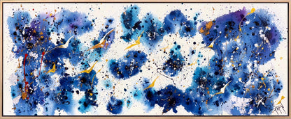 Lacivert Fırtına Yağlı Boya Tablosu