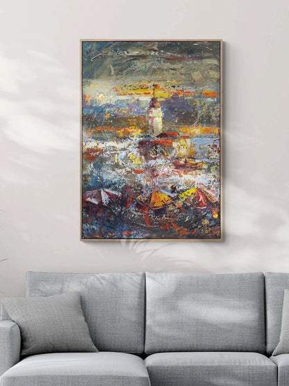 Üsküdar Ufku Yağlı Boya Tablosu