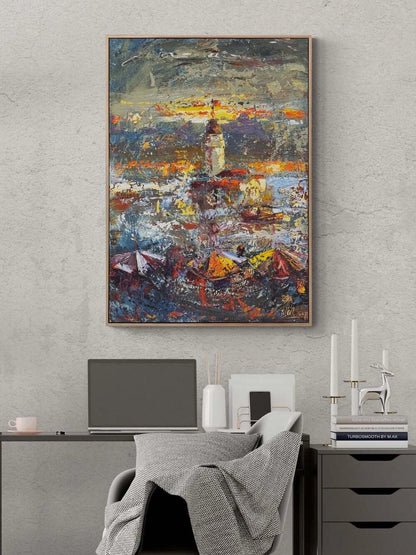 Üsküdar Ufku Yağlı Boya Tablosu