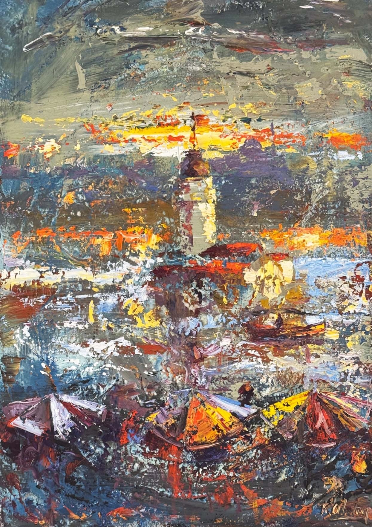 Üsküdar Ufku Yağlı Boya Tablosu