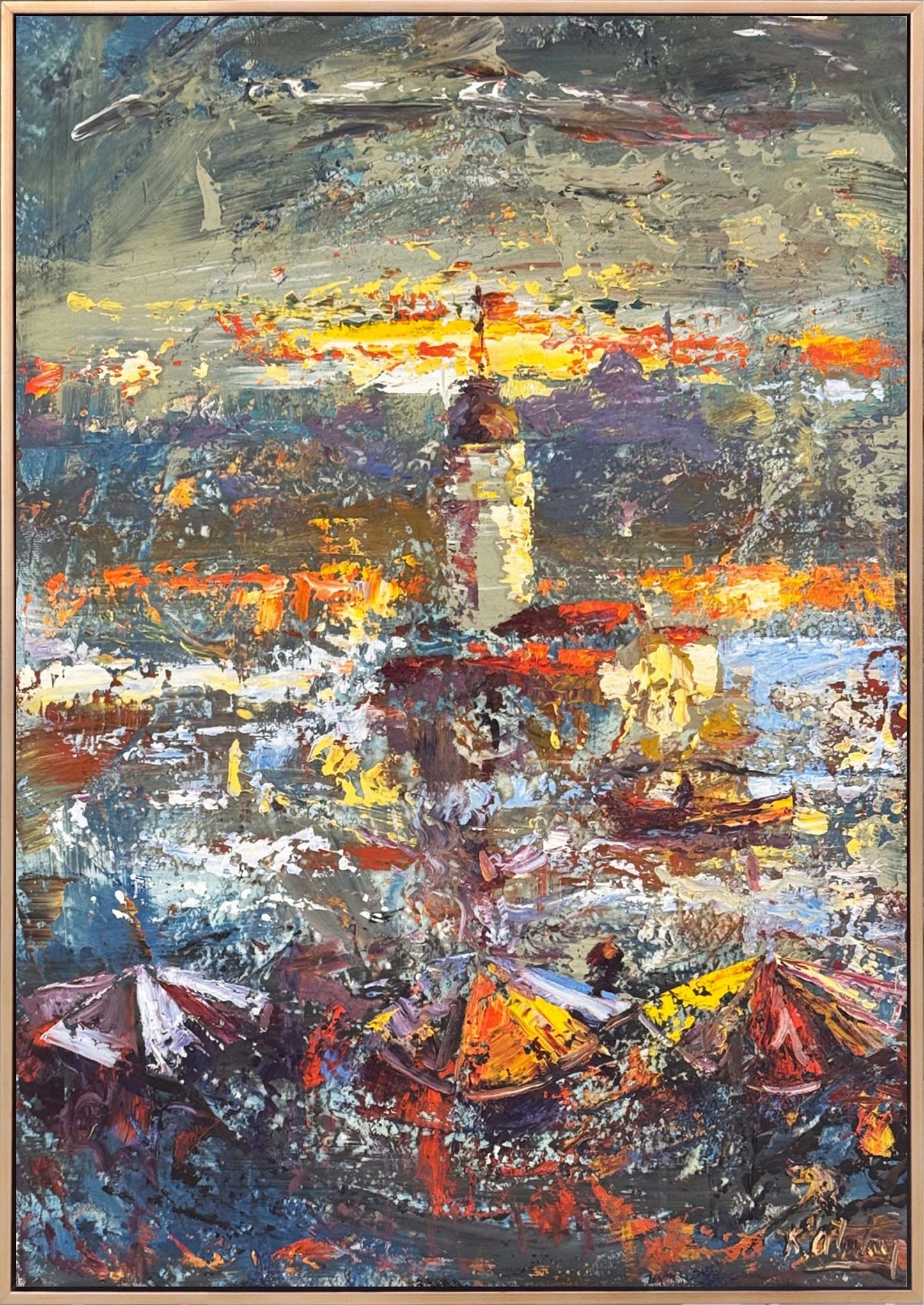 Üsküdar Ufku Yağlı Boya Tablosu