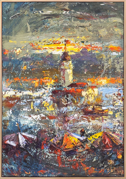 Üsküdar Ufku Yağlı Boya Tablosu