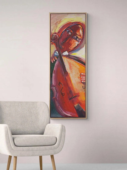 Kızıl Ezgi Yağlı Boya Tablosu