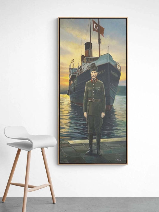 Bandırma Vapuru Yağlı Boya Tablosu