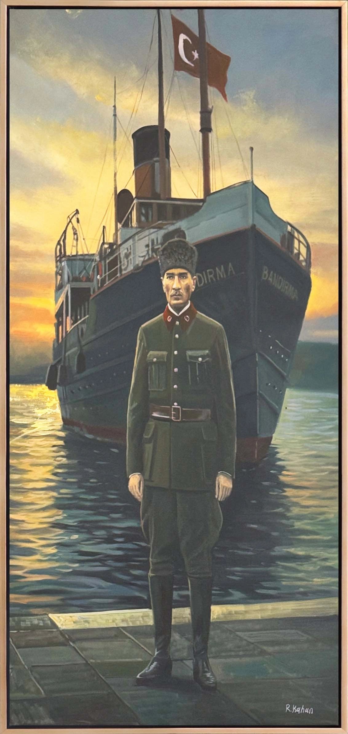 Bandırma Vapuru Yağlı Boya Tablosu