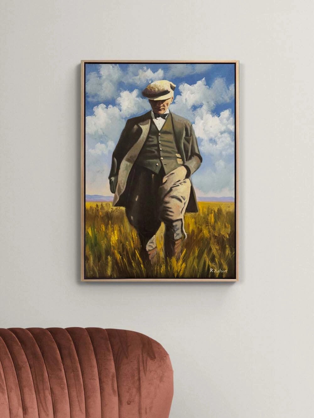 Mustafa Kemal Zamanı Yağlı Boya Tablosu