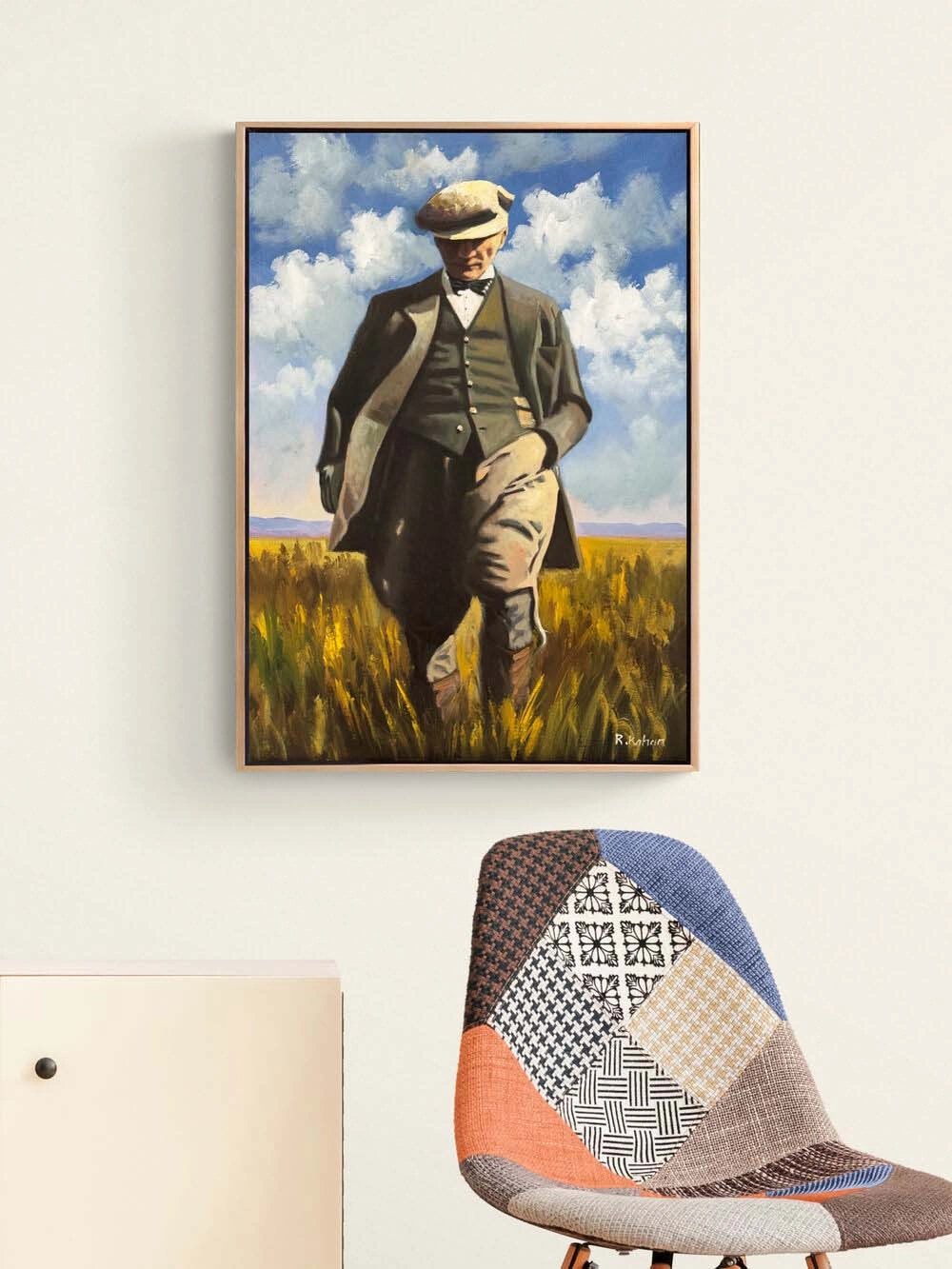 Mustafa Kemal Zamanı Yağlı Boya Tablosu