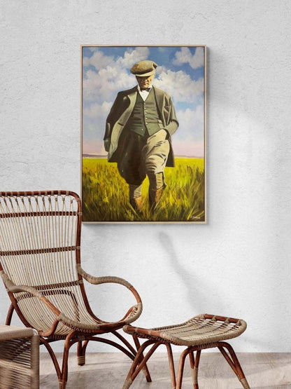Atatürk’ün Işığında Yağlı Boya Tablosu