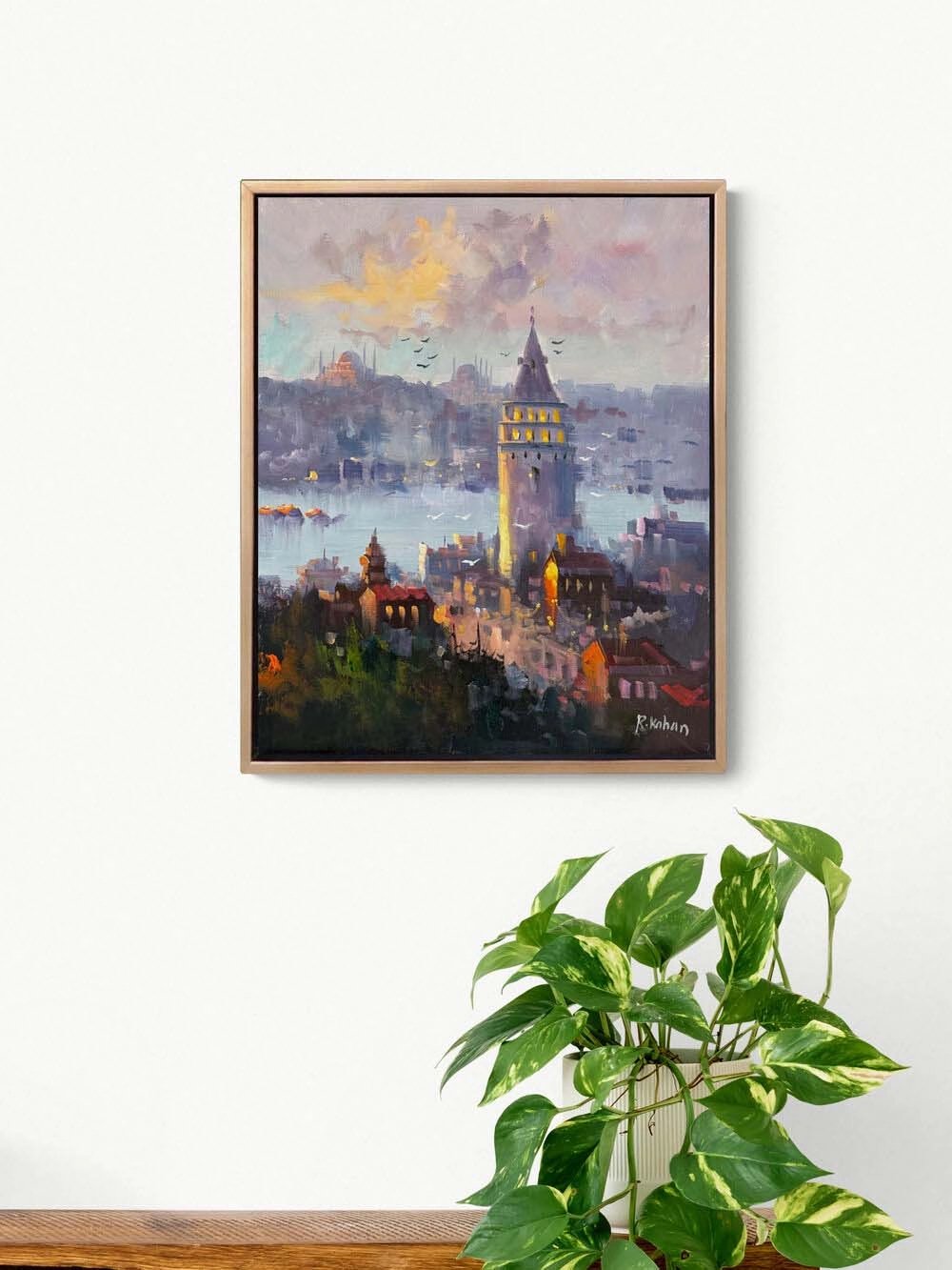 Boğazın Bekçisi Yağlı Boya Tablosu