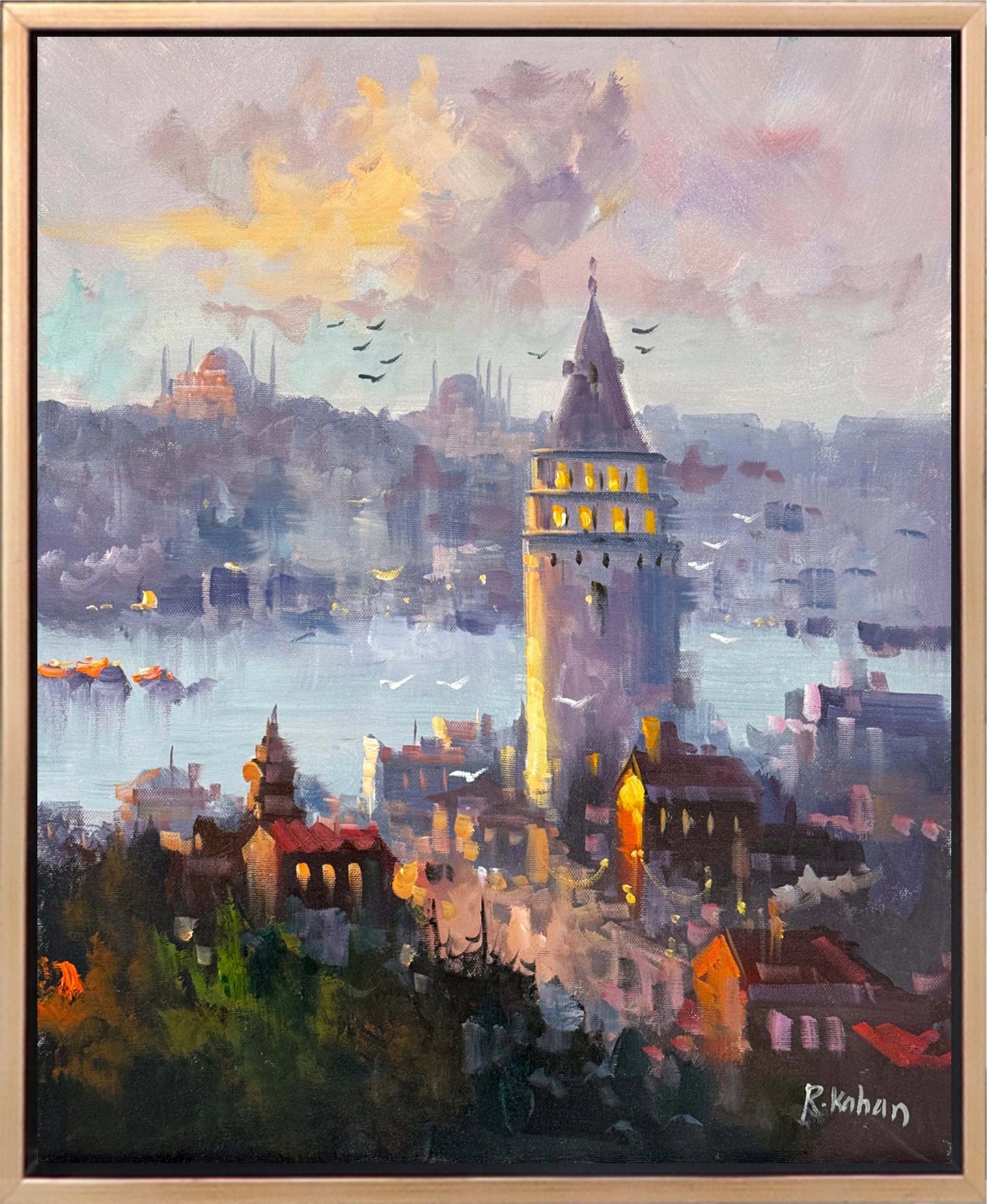 Boğazın Bekçisi Yağlı Boya Tablosu