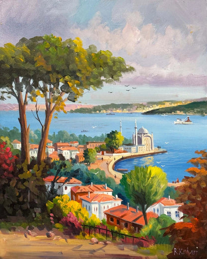 Eskiden Ortaköy Yağlı Boya Tablosu