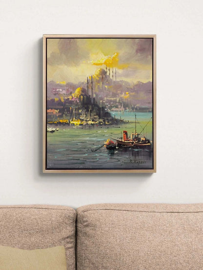 Boğaz Rüyası Yağlı Boya Tablosu