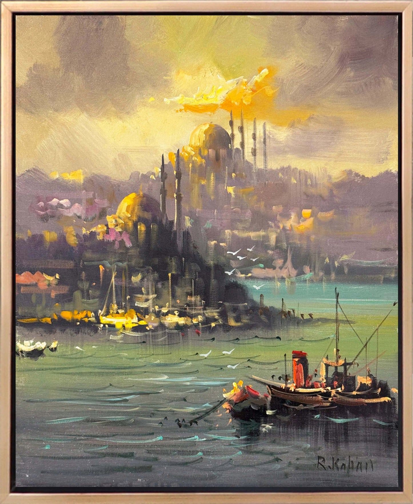 Boğaz Rüyası Yağlı Boya Tablosu